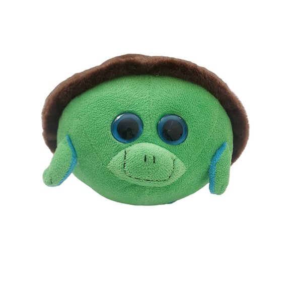 The Petting Zoo/Maitoi Turtle And Teddy Bear Animal Stuffed Plushies Set of Two - Picture 2 of 12